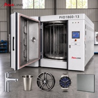 Solution clé en main de revêtement sous vide PVD AsiaLink pour les produits en acier inoxydable, alliage, plastique, verre et céramique