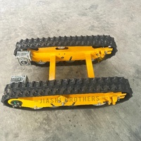 Nouveau châssis à chenilles en caoutchouc et en acier pour chars robots - Chenille électrique à conduite autonome