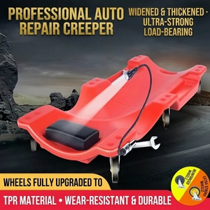Tabla de trabajo para reparación de automóviles con ruedas universales, luces integradas, material de PVC, 40 y 36 pulgadas, modelo CiHOO <span class=keywords><strong>1</strong></span> - Product Image 2