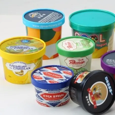 Paper Lids for Ice Cream Tubs Cup Lid Machinery