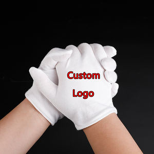 Guantes blancos de bienvenida Etiqueta Algodón puro Guantes DE TRABAJO finos antiguos Guantes de mano para Conductor de joyería - Product Image 3