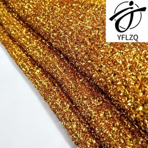Tejidos de <span class=keywords><strong>ropa</strong></span> tela de aluminio rizado decoración de fiesta uso brillo lurex Pino pelo perro <span class=keywords><strong>ropa</strong></span> vestido tela metálica - Product Image 2