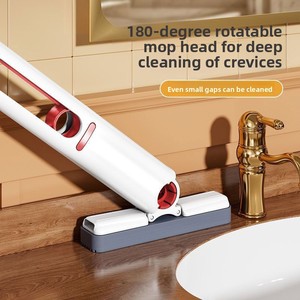 Desktop Telescopic Mini <b>Mop</b> Instead of Cloth Strong Water Absorption Multi-function Hanging Hand-free Portable <b>Cleaning</b> Broom - Product Image 1