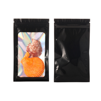 Sac d'emballage Ziplock transparent à dégradé laser de taille personnalisée pour boucles d'oreilles et bagues