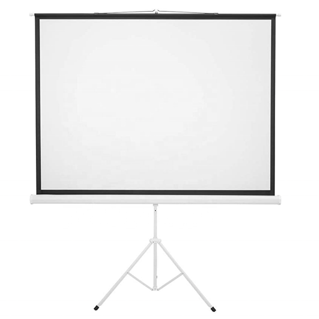 Floor Standing Projector Screens 100 Inch 120 Inch Projection Screen
