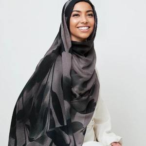 卸売印刷花柄スカーフ人気アラビアプリントモーダルヒジャブ - Product Image 3