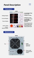 Alimentation CC programmable HISGLRT HXY-1501DF 0-150V 0-1A, source d'alimentation de laboratoire réglable à entrée unique