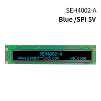 Modul Tampilan Dot Matrix Karakter WINSTAR OLED WEH004002A, 5V, Antarmuka Serial SPI/6800, Layar Asli