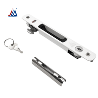 Accessoires en alliage de zinc en gros serrure de fenêtre en aluminium upvc serrure à loquet coulissant