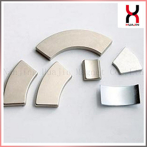 N38h n42h n35sh n42h n3sh n42h ndfeb קשת אריח קטע אריח מגנט מגנט מאוורר בצורת מגנט - Product Image 3