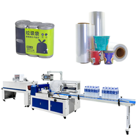 Machine d'emballage automatique électrique à film thermorétractable pour les applications alimentaires, des boissons et des produits chimiques, machine d'emballage industrielle