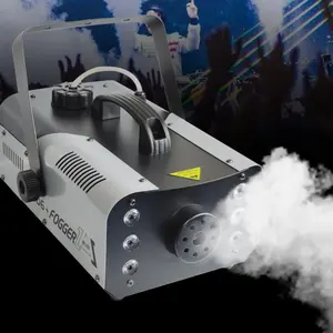 Máquina de fumaça com controle remoto Dmx 512 1500w, equipamento de palco, luz LED para efeito de palco, máquina de fumaça e neblina, ideal para festas de casamento