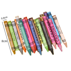 <span class=keywords><strong>Crayons</strong></span> de cire colorés pour enfants, 6/8/12/24 couleurs, dessin à la main, graffiti, bâtonnets vibrants solubles dans l'eau - Product Image 3