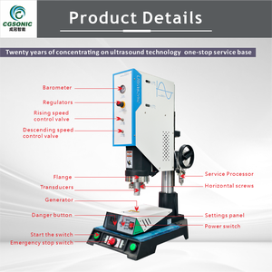 Solución de sellado eficiente de 15K para la fabricación de lámparas de coche, máquina de soldadura de PVC usada con fusión <span class=keywords><strong>molecular</strong></span> para una unión estrecha - Product Image 3
