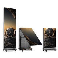 Pantalla LED Plegable para Póster, P2 P2.5, Publicidad Interior y Exterior, para Tiendas y Centros Comerciales