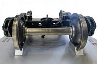 Châssis latéral pivotant en acier moulé, bogie, axe de locomotive ferroviaire, wagon, dimensions personnalisées, certifié ISO AAR UIC, 100% contrôle qualité 1