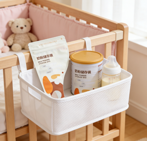 Sachets de stockage de <span class=keywords><strong>lait</strong></span> en poudre portables - Pochettes jetables PET/PE pré-stérilisées avec fermeture éclair pour les voyages et les préparations en déplacement - Product Image 2