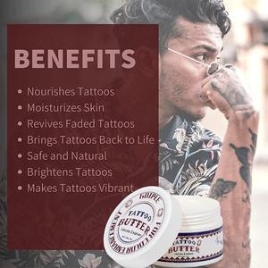 Baume de soin après tatouage, rehausseur et illuminateur de couleur <span class=keywords><strong>pour</strong></span> les anciens tatouages, crème réparatrice anti-démangeaisons biologique <span class=keywords><strong>pour</strong></span> les nouveaux encrements - Product Image 4