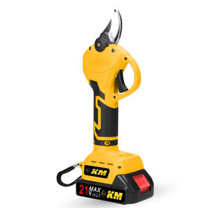 กรรไกรตัดแต่งกิ่งไฟฟ้า Km ความจุการตัด 20 มม. กรรไกรตัดแต่งกิ่งไร้สายแบบชาร์จไฟได้ ดีไซน์แบบตัดสองด้าน ใช้งานได้ทั้งมือซ้ายและขวา - Product Image 1
