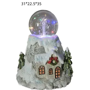 Globo de neve personalizado para decoração de casa, lembrança de gnomo de natal 2024
