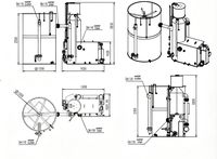 Système d'aquaculture RAS en intérieur : réservoirs en toile haute densité et filtration