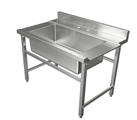 Plan de travail en acier inoxydable épaissi pour lave-vaisselle commercial, table de travail/lave-vaisselle de cuisine personnalisée pour restaurant P50 P60