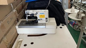 90% New Industrial Computerized Sewing <b>Machine</b> JUKIS MBH-180 with Motor <b>Walking</b> Foot Thread Trimmer for Thick Materials - Product Image 2