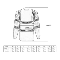 Camiseta de Seguridad de Manga Larga de Alta Visibilidad SMASYS con Logotipo Personalizado, Material de Poliéster, Diseño Transpirable y Ligero