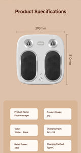 Masajeador de Pies de Relajación Profunda con Terapia de Calor |   Vibración <span class=keywords><strong>Shiatsu</strong></span> para el Alivio del Dolor y la Reducción del Estrés - Product Image 2