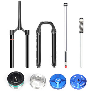 Horquilla de Suspensión de Aire de Aleación de Magnesio para <span class=keywords><strong>Bicicleta</strong></span> MTB/Fat Bike de 26, 27.5 y 29 Pulgadas, Ajustable con Eje Pasante para BMX - Product Image 3
