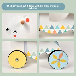 Klassiek Nieuw Ride-On-Speelgoed Met Een Beer-Thema Met Een Vierwielig Stabiel Ontwerp En Een Comfortabele Early Development-Scooter Voor Peuters - Product Image 4