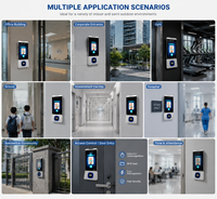 Terminal d'accès par veine palmaire 8 pouces Android 11 RK3568 Quad Core WDR Double caméra Lecteur NFC Contrôle d'accès OEM ODM