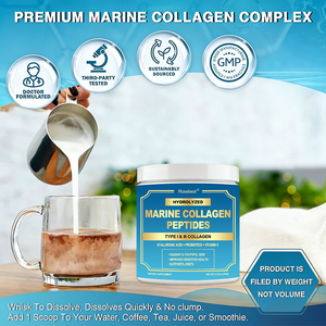 Toptan Sığır ve Deniz Hidrolize Çoklu Üçlü Kolajen Peptitleri İçecek Tozu Takviyesi, C Vitamini ile Cilt Beyazlatma İçin - Product Image 5