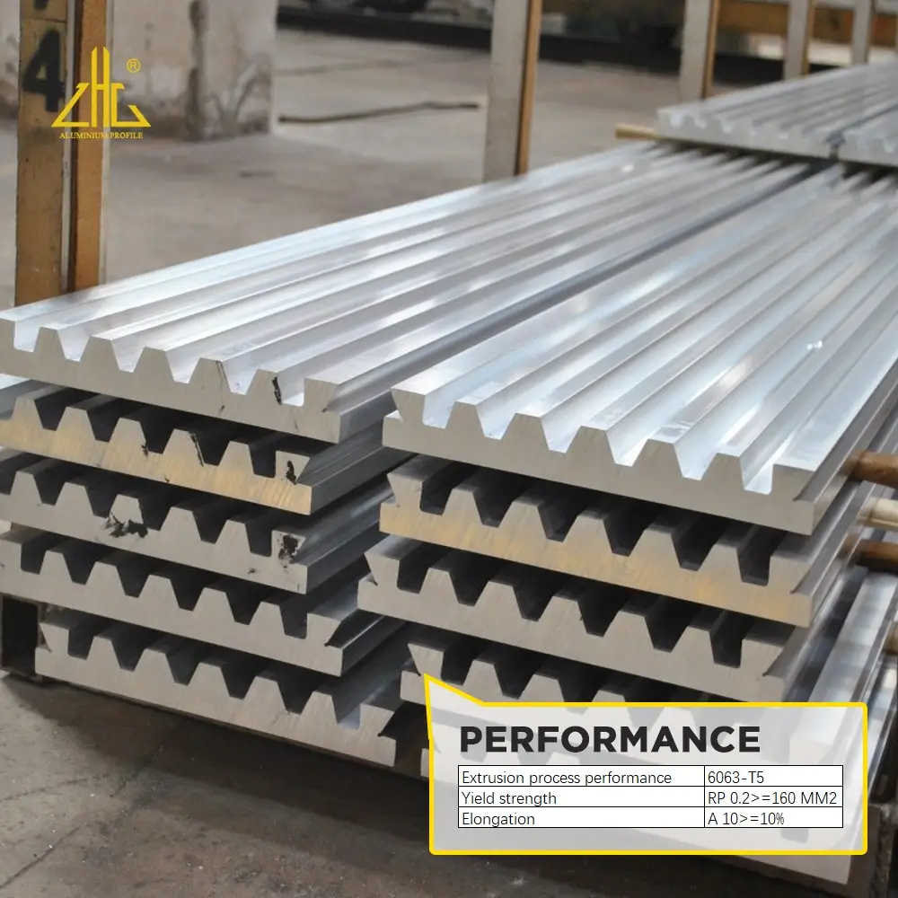 Kunden spezifische europäische Pulver beschichtung Silber eloxierte extrudierte Aluminium profile für die Industrie