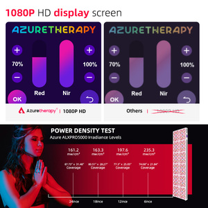 Panneau de luminothérapie rouge professionnel 4800W, contrôle multi-canaux, écran tactile, 12 longueurs d'onde pour la maison et les salons de beauté - Product Image 3