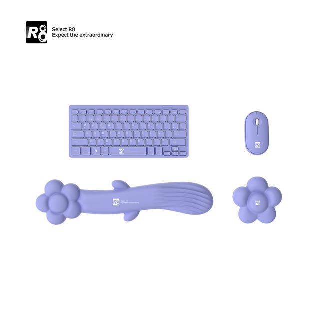 2025 New Hot Sell Ergonomic Memory Foam Wrist Rest for Keyboards and Mouse
