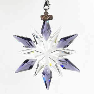 Crystal <b>Car</b> Hanging Ornament Christmas <b>Tree</b> Decoration Crystal Snowflake - Product Image 3
