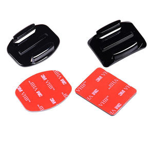 Haute qualité <span class=keywords><strong>3M</strong></span> autocollant VHB adhésif plat incurvé support pour GoPro accessoires casque planche de surf support pour GoPro 7 8 9 10 11 12 13 - Product Image 1