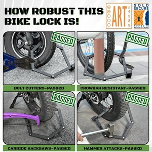 <span class=keywords><strong>Candado</strong></span> Plegable para <span class=keywords><strong>Bicicleta</strong></span>, Portátil, de Alta Seguridad, Antirrobo, <span class=keywords><strong>Cadena</strong></span> Resistente, con Cable y Contraseña - Product Image 4