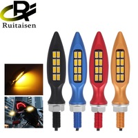 Clignotants universels miniatures à LED en forme de balle pour moto, 12V, pour véhicules électriques OLIVER