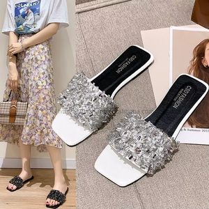 Summer High Quality Size 35-42 Breathable Quick-Drying Outdoor Comfort Flat <b>Slippers</b> for Girls Women Outdoor - Product Image 2