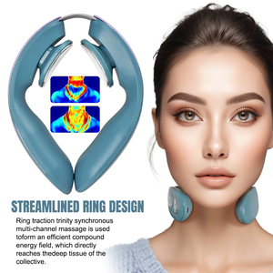 Masajeador de cuello para aliviar el calor, masajeador Cervical de punto de activación de tejido profundo de pulso eléctrico portátil para mujeres y hombres, regalos - Product Image 2