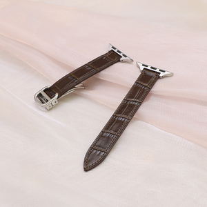 Cinturino orologio in pelle per orologio <span class=keywords><strong>Cartier</strong></span> 14mm Mini in vera pelle a rilascio rapido di lusso da <span class=keywords><strong>donna</strong></span> cinturino da polso per Iwatch - Product Image 3