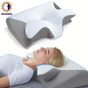 Oreiller ergonomique rectangulaire en mousse à mémoire de forme à rebond lent, léger, personnalisable, avec soutien cervical moderne, directement de l'usine - Product Image 1