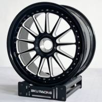 Jantes forgées Bku 2 pièces pour Corvette C4 C5 C6 C7 C8 Z06 ZR1 personnalisées 18 19 20 21 pouces 5x120.65, jantes de course en alliage haute résistance
