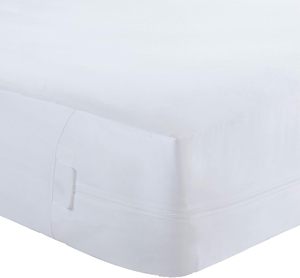 Boîte d'emballage <span class=keywords><strong>de</strong></span> qualité supérieure 6 côtés <span class=keywords><strong>housse</strong></span> à ressort <span class=keywords><strong>anti</strong></span>-punaises <span class=keywords><strong>de</strong></span> <span class=keywords><strong>lit</strong></span> protège-matelas imperméable à glissière - Product Image 1