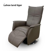 Canapé simple haut de gamme en cuir véritable rotatif chaise longue fonctionnelle électrique pour salon loisirs de haute qualité