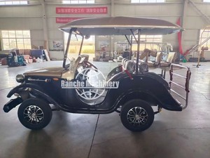 Voiture électrique de tourisme, voiturettes de golf de luxe, produit haut de gamme pour les passionnés de golf, voiture électrique vintage - Product Image 3