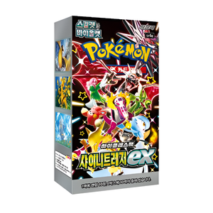 Shiny Treasure ex Paldean Fates Style Korean Booster Box Factory Sealed 10 Packs Collectible Trading Card Game Collection Set - Product Image 1
