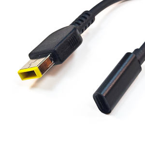 PD chargeur <span class=keywords><strong>d</strong></span>'<span class=keywords><strong>alimentation</strong></span> connecteur câble USB 3.1 adaptateur type-c femelle à carré 20V DC mâle 16cm 3A 65W pour <span class=keywords><strong>Lenovo</strong></span> <span class=keywords><strong>Thinkpad</strong></span> ordinateur portable Rohs - Product Image 5